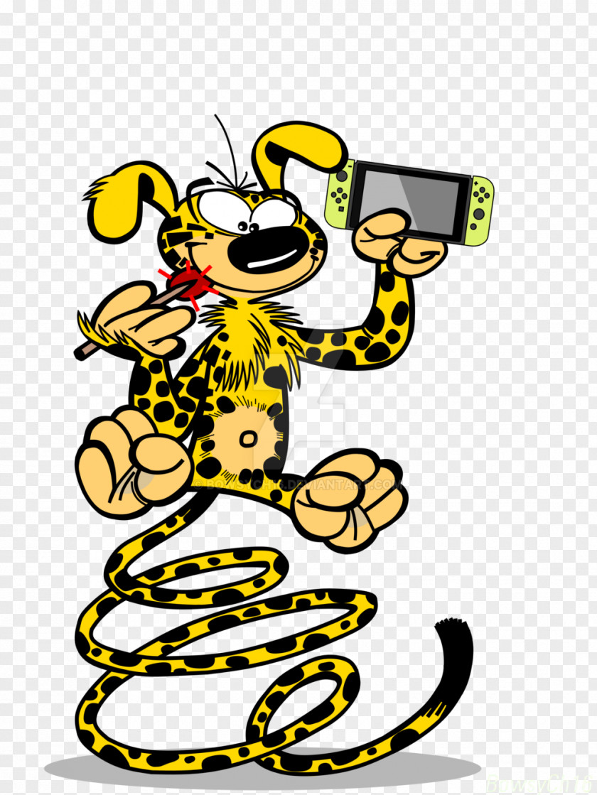 Painting Art Marsupilami PNG