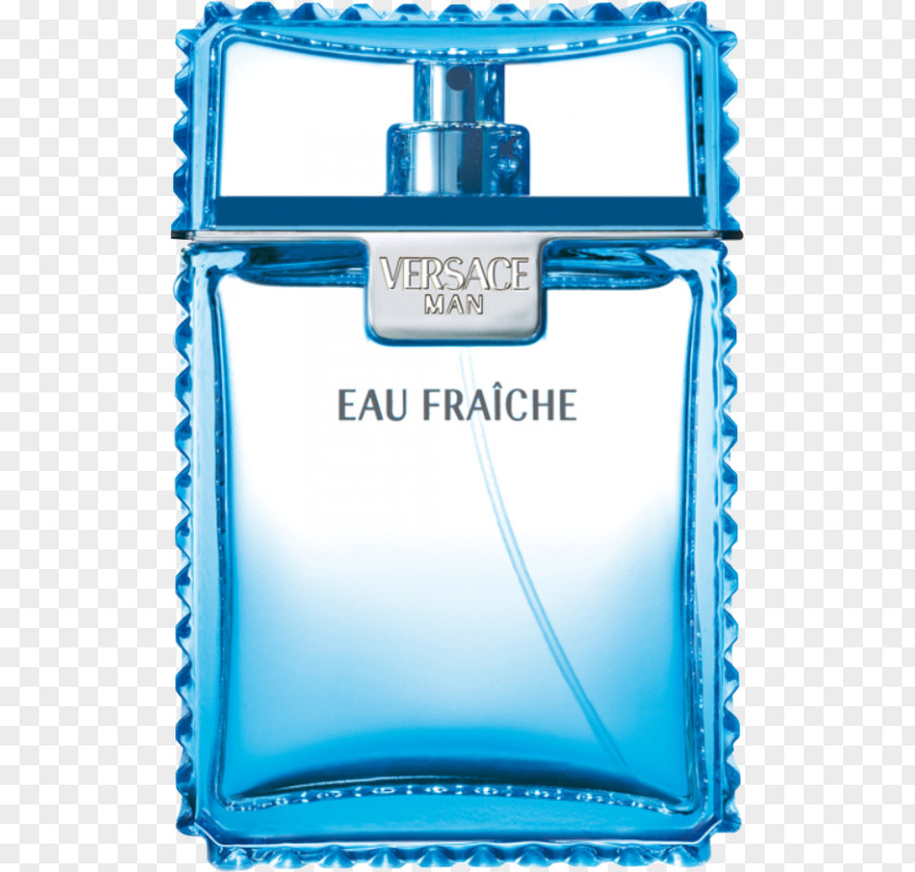 Perfume Versace Man Eau Fraiche De Toilette Cologne 3.4 Oz EDT Spray For Men PNG