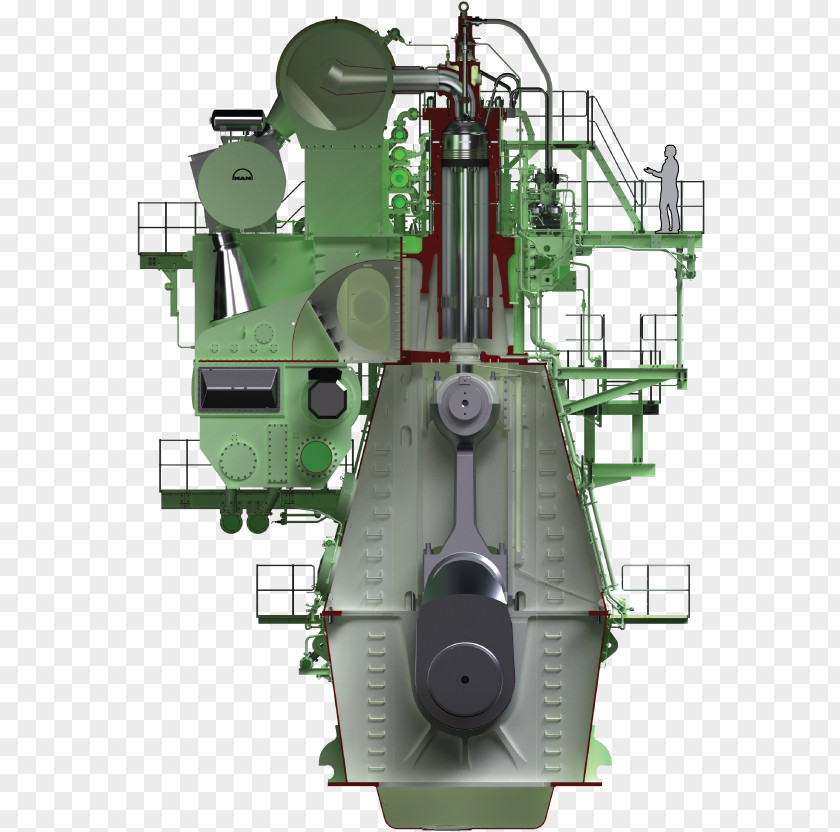 Yacht Engin MAN Diesel Engine Container Ship CSCL Globe PNG