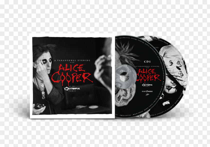 Alice Cooper VITAA L'Olympia In Paris Paranormal Album Live! PNG