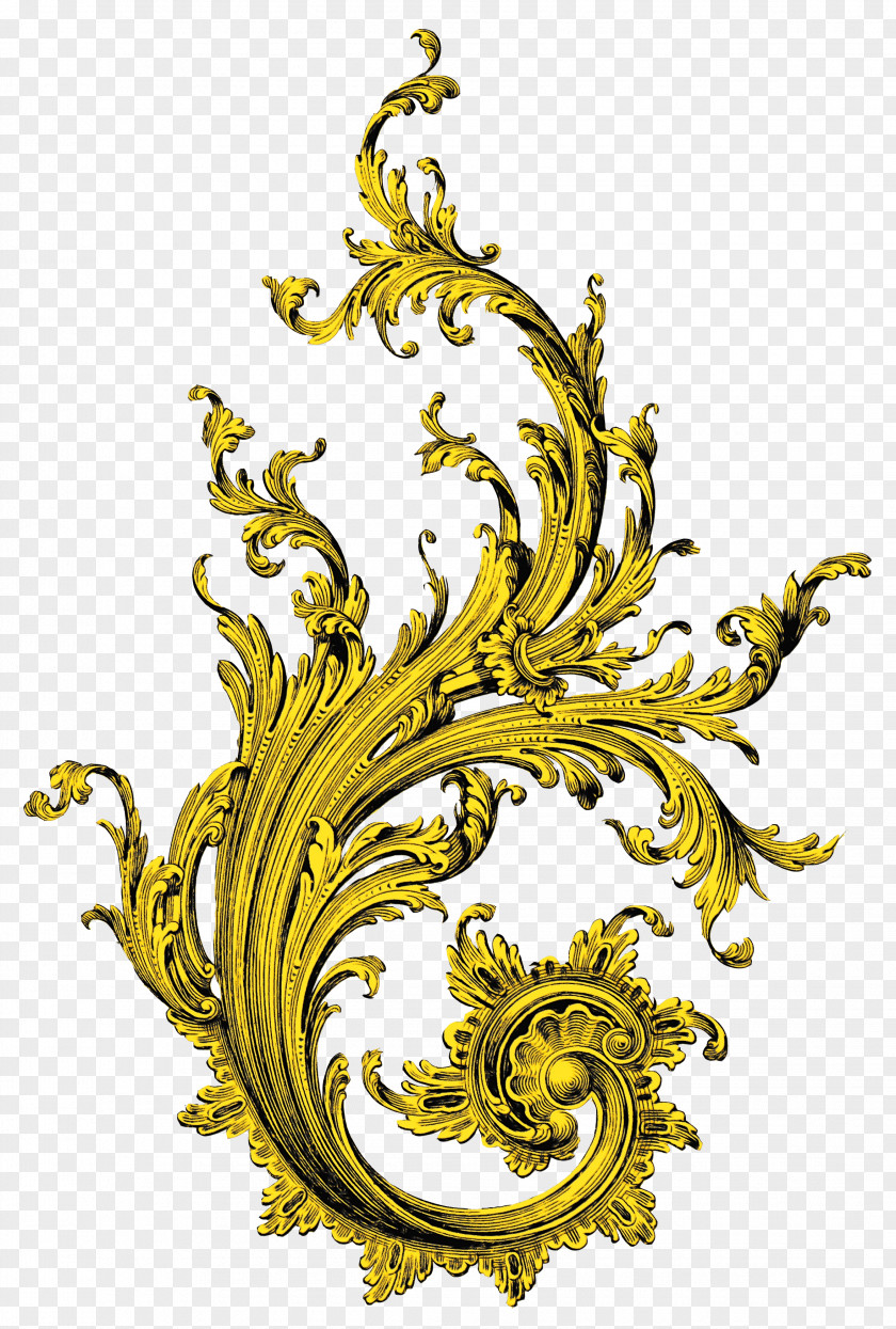 Brass Gold Decorative PNG