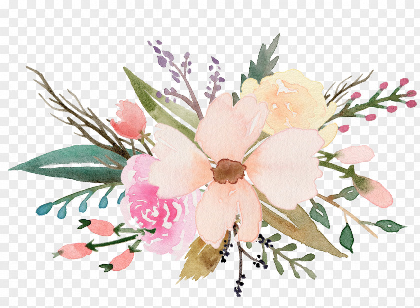 Flower Floral Design Watercolour Flowers Illustrations Watercolor Painting Clip Art PNG