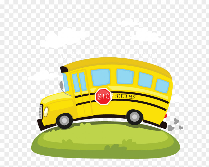 Bus,Cartoon Car,crane School Bus Illustration PNG