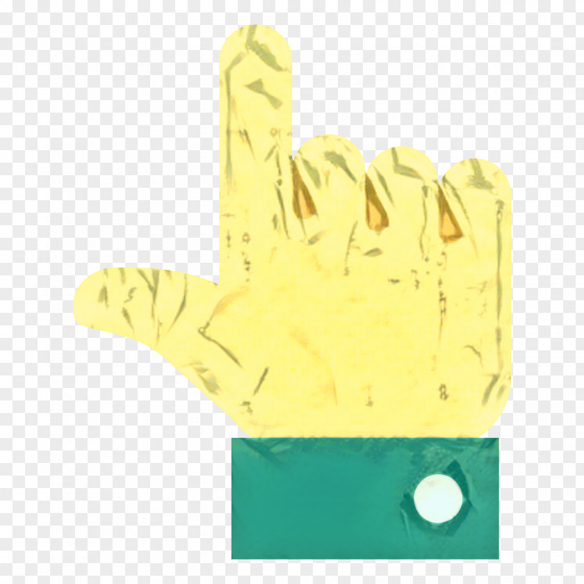 Finger Yellow Glove Safety PNG