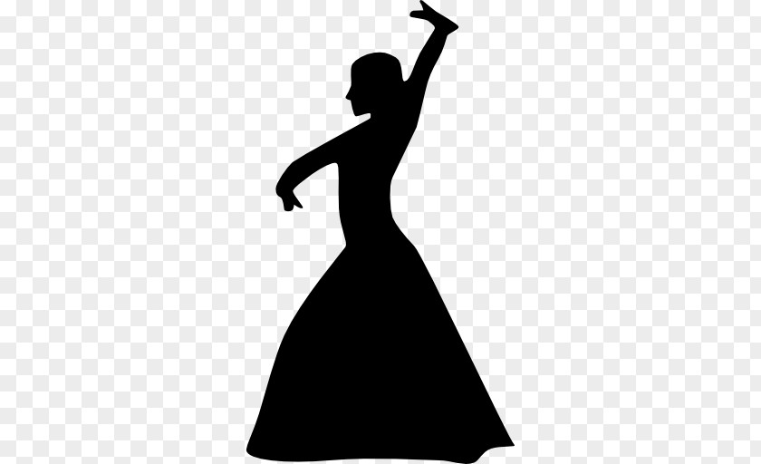 Flamenco Icons Dancer Silhouette Drawing PNG