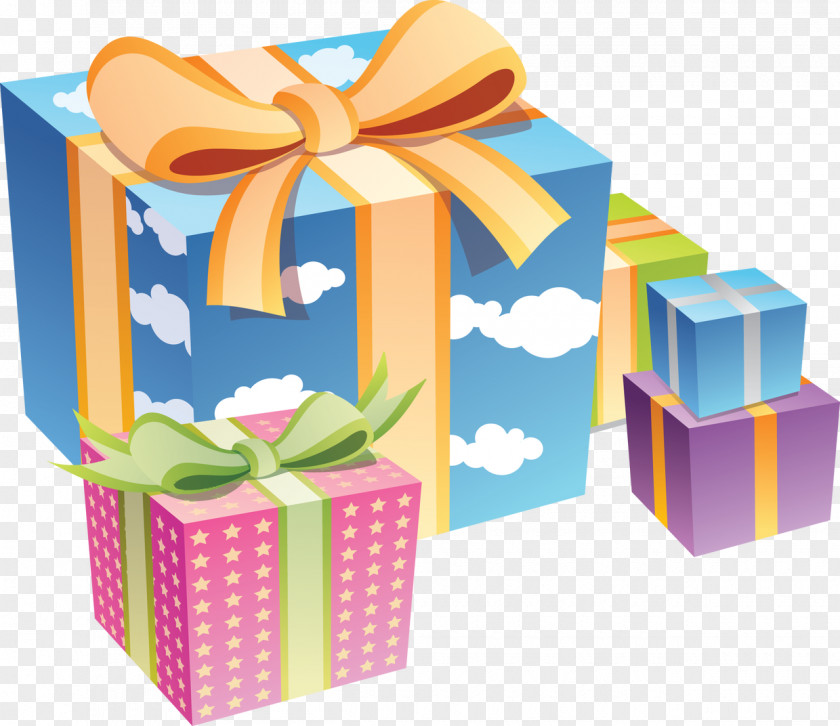 Gift Box Birthday Happiness Wish PNG