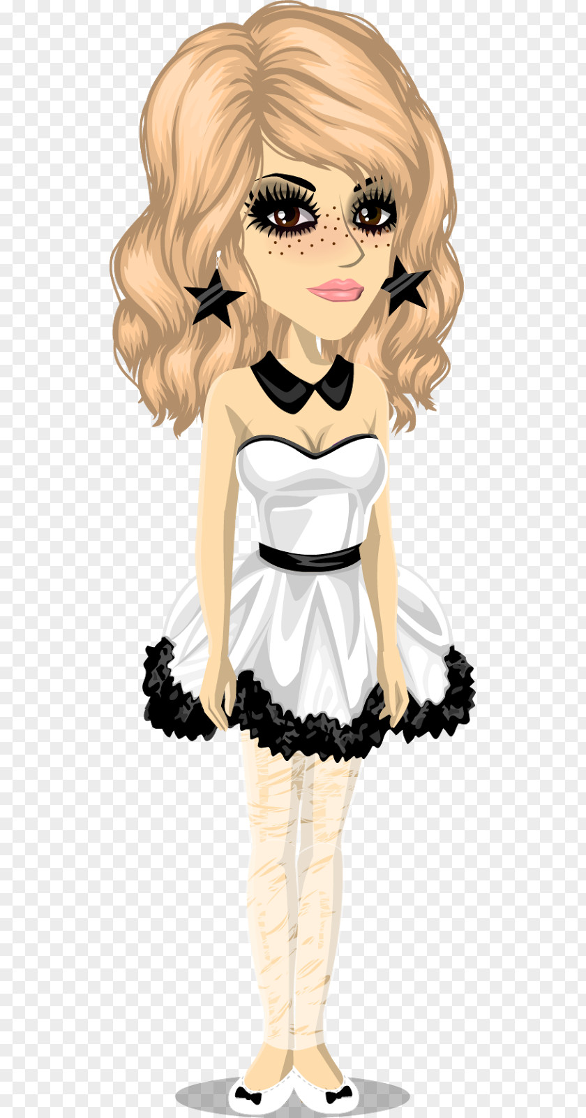 Moviestar MovieStarPlanet Black Hair Blog Brown Blond PNG