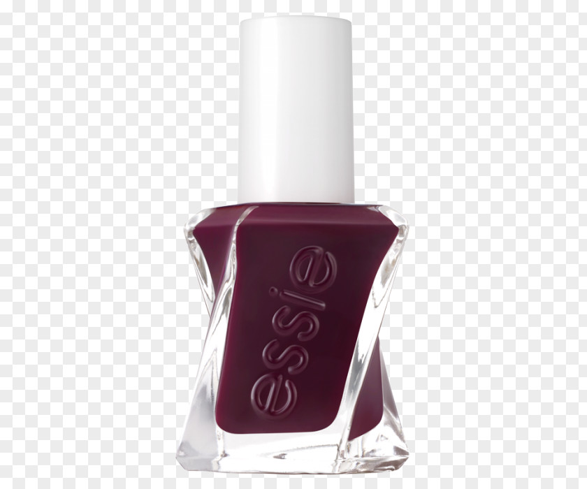 Nail Polish Essie Gel Couture Model Color & Top Coat PNG