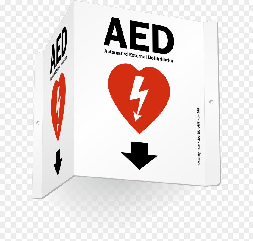 Automated External Defibrillators Defibrillation Signage Safety First Aid Supplies PNG