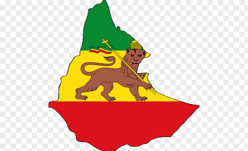 Flag Ethiopian Empire Of Ethiopia Addis Ababa Lion Judah PNG