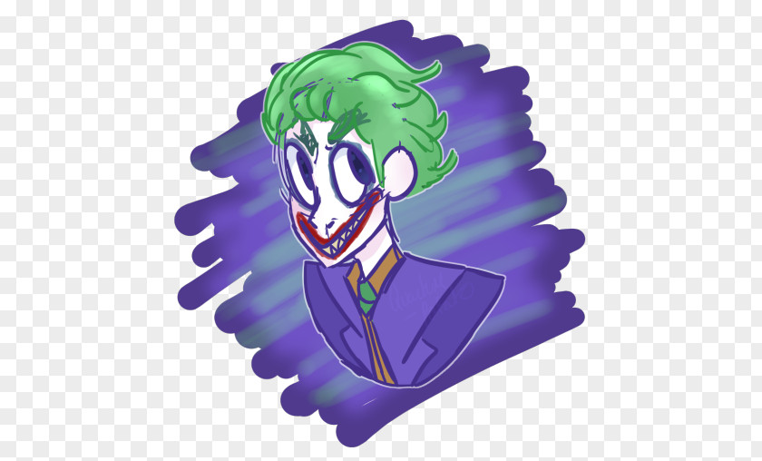 Heath Ledger Joker Animated Cartoon PNG