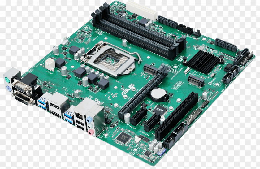 MicroATX LGA 1151 CPU Socket Motherboard PNG