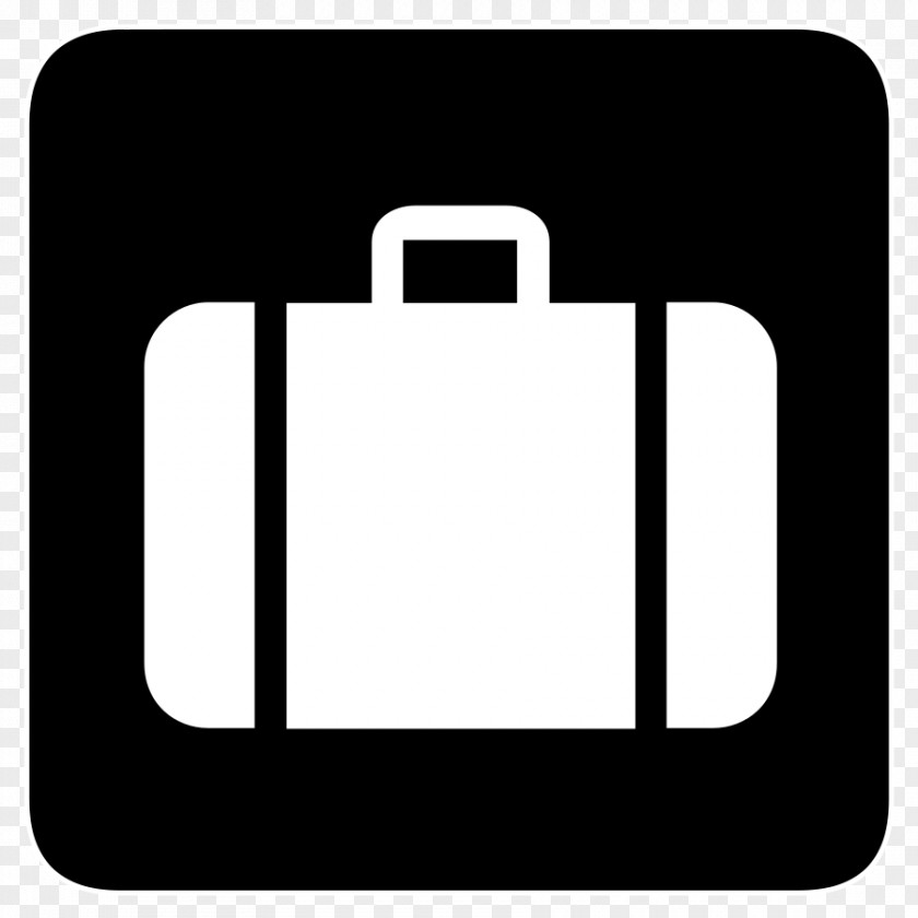 Suitcase Checked Baggage Bag Tag Reclaim Airport PNG