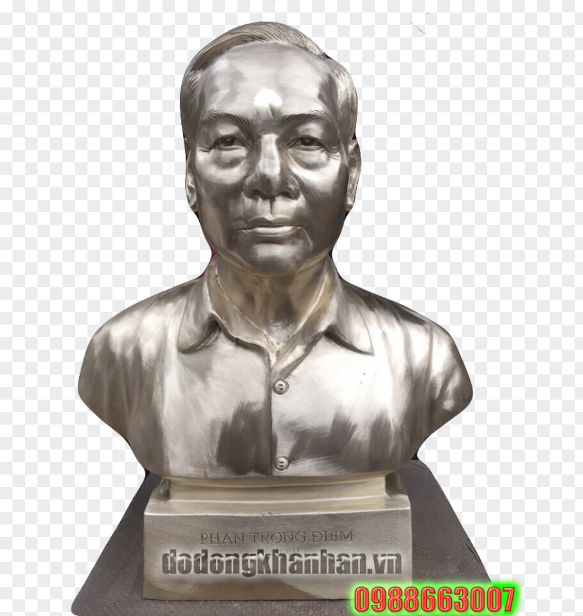 Trống Đồng Dong Khanh Bust Bronze Sculpture PNG