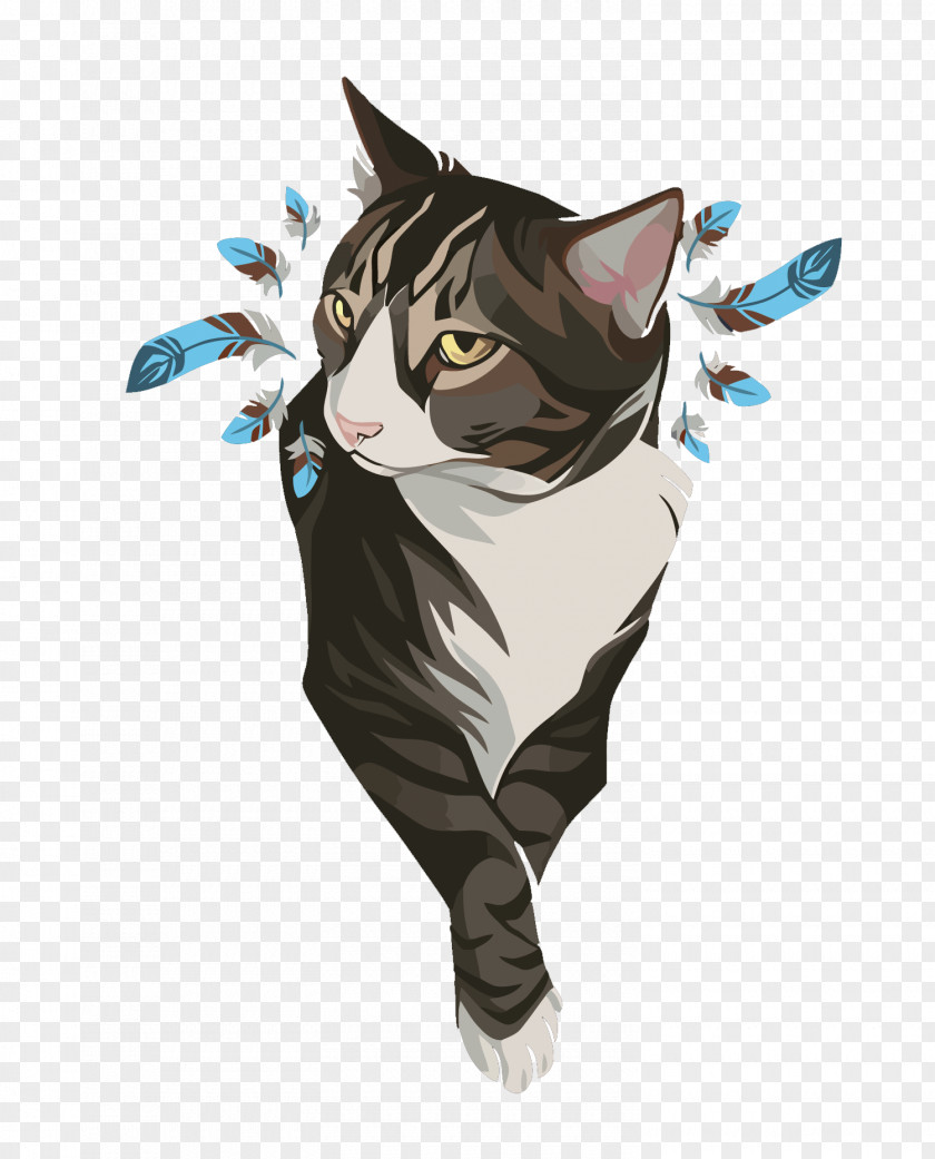 Vector Cat Kitten Whiskers Download PNG