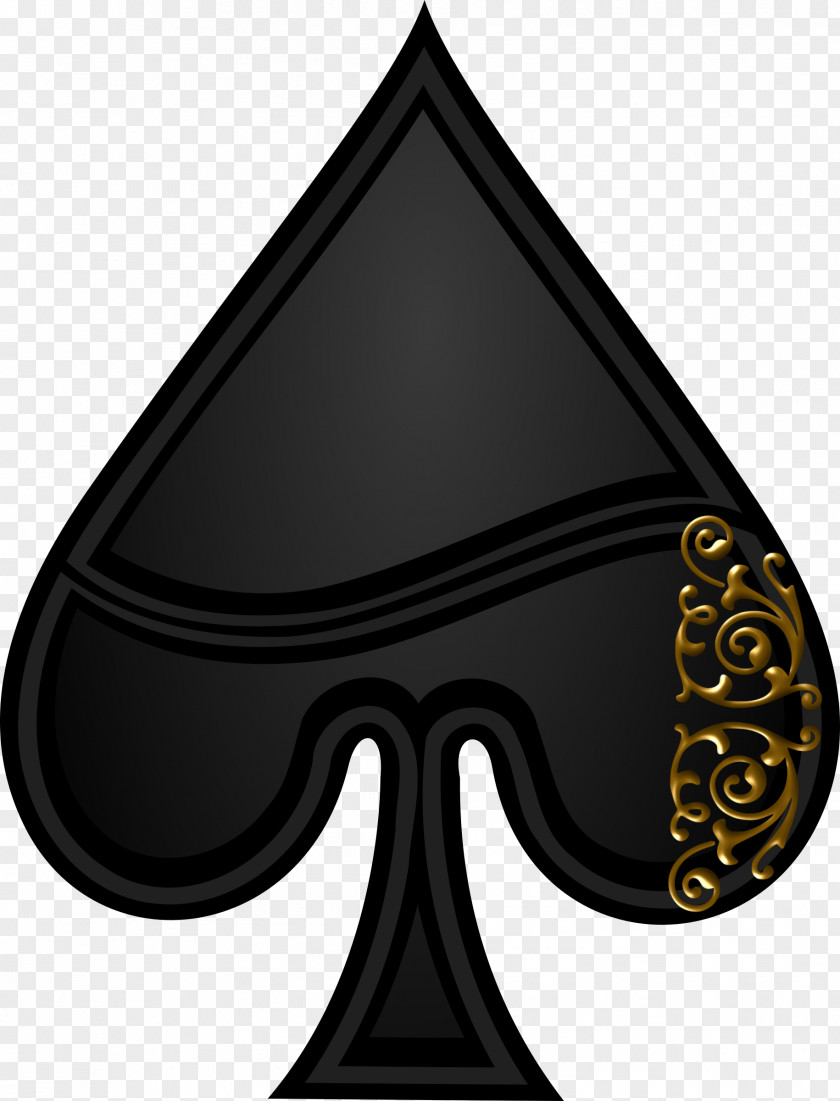 Ace Card Playing Of Spades Suit Clip Art PNG