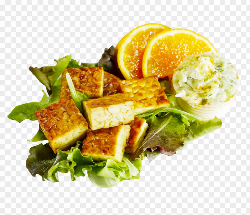 Vegetable Caesar Salad Vegetarian Cuisine Tempeh Recipe Food PNG