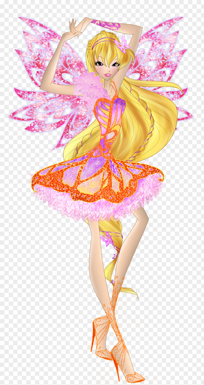 Winx Club Stella Enchantix Aisha Butterflix DeviantArt PNG