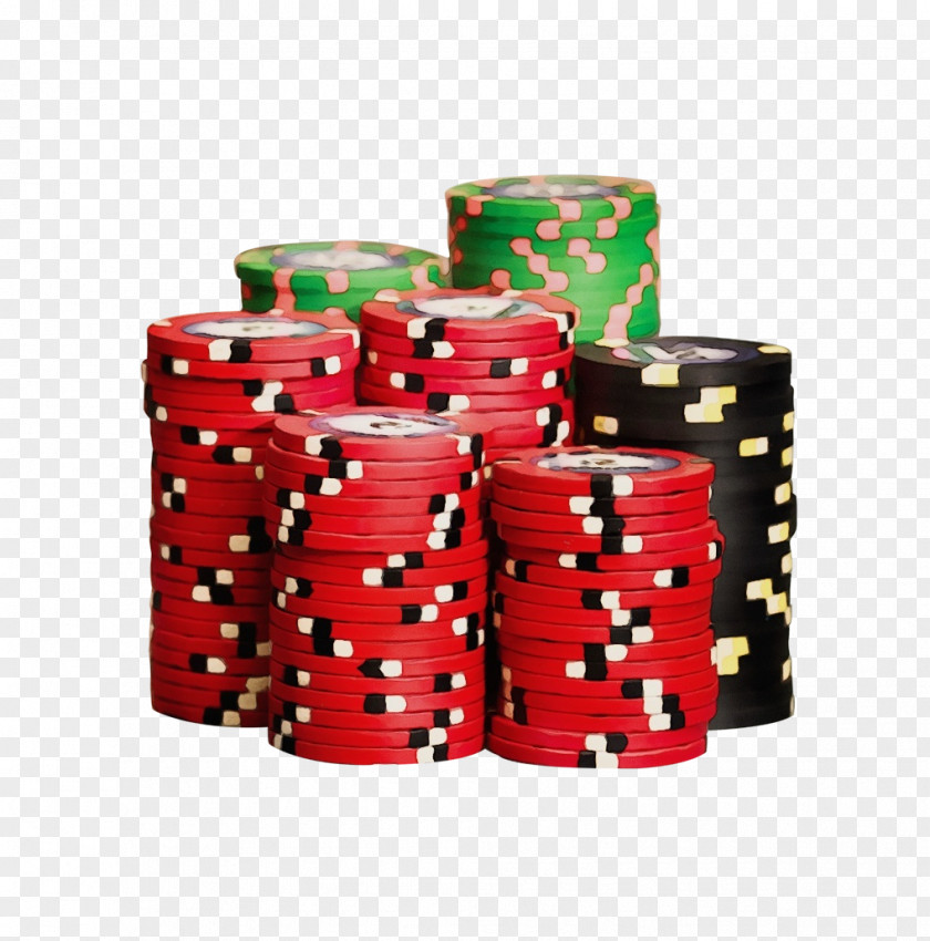 Plastic Poker Set Games Green Gambling Recreation Pattern PNG