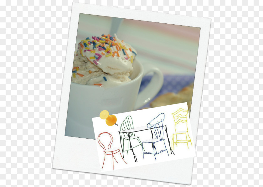 Table Frozen Dessert Cream Chair PNG