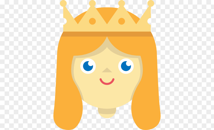 Cartoon Princess Icon PNG