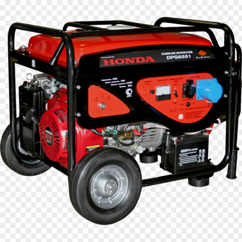 Electric Generator Engine-generator Power Station Petrol Engine Gasoline PNG