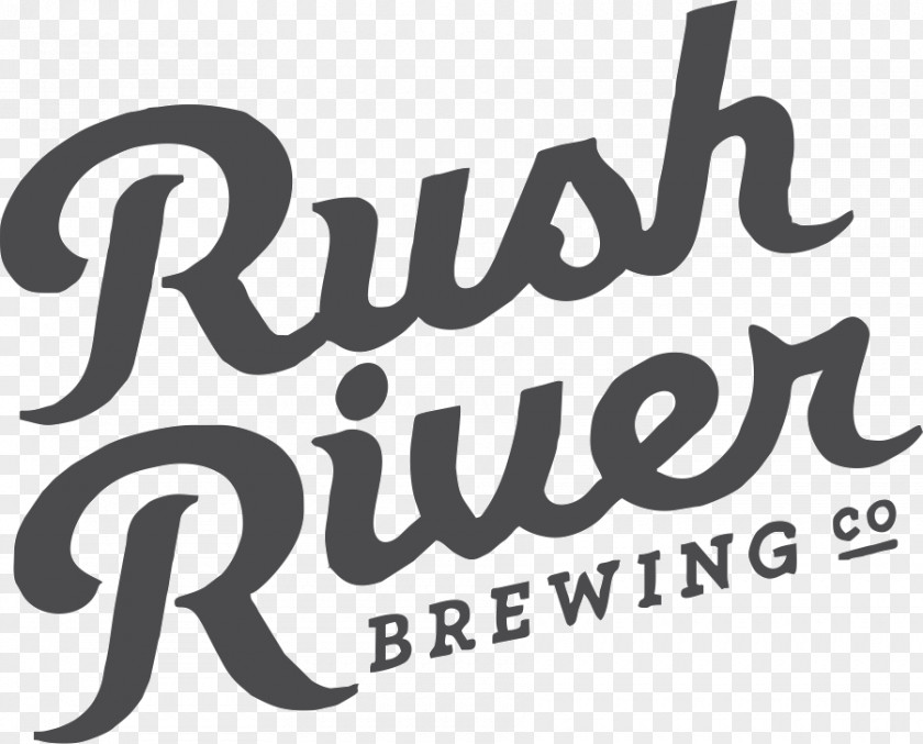 River Rush Brewery Logo Brand PNG