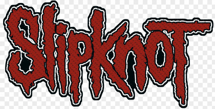 Slipknot Logo Razamataz Cut Out Woven Patch Heavy Metal Korn PNG