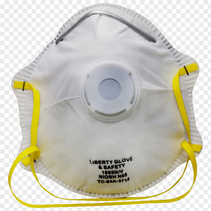 Yellow Personal Protective Equipment Mask Costume PNG
