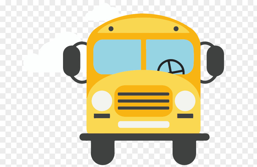 Bus School Yellow PNG