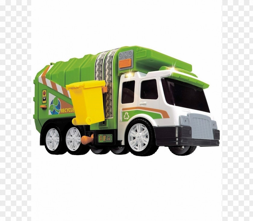 Car Garbage Truck Vehicle Toy PNG