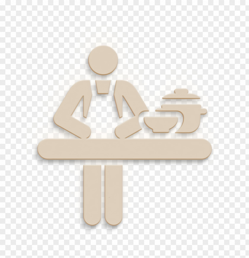 Chef Icon Solid Cooking Elements PNG