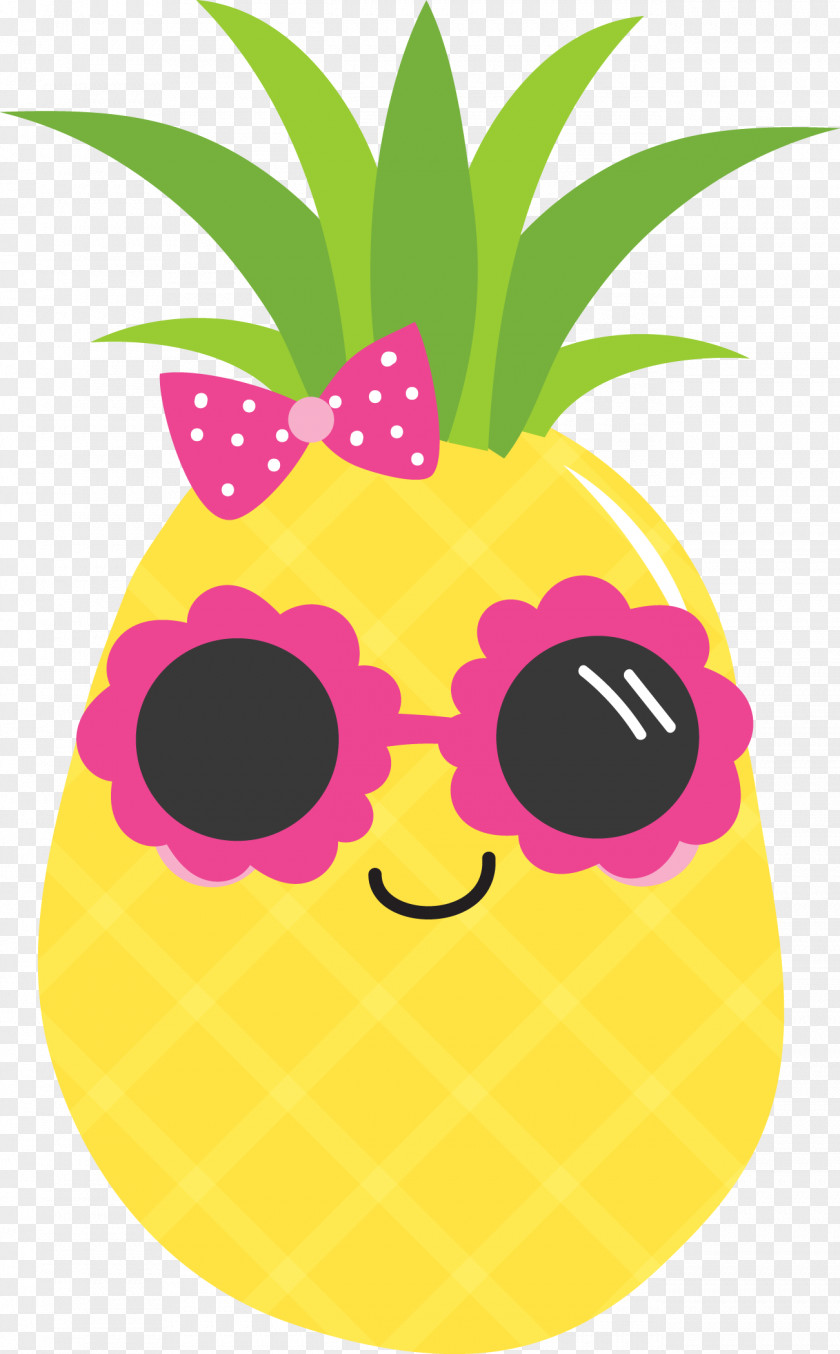 Cool Pineapple Luau Food Clip Art PNG