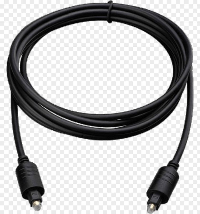 Digital Audio TOSLINK Optical Fiber Optics Electrical Cable PNG