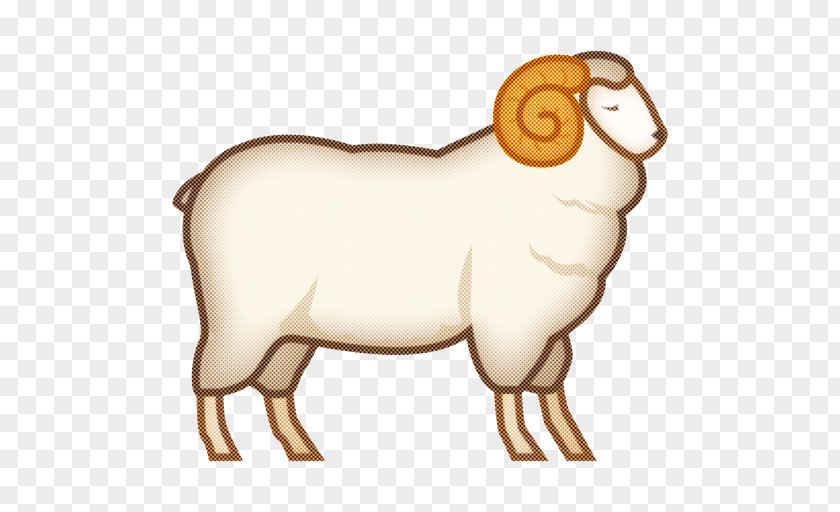 Fawn Horn Cartoon Sheep PNG