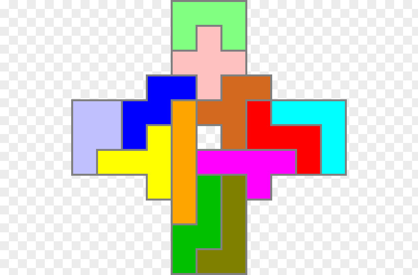 Kreuz Pentomino Angle Cross Two-dimensional Space Pattern PNG