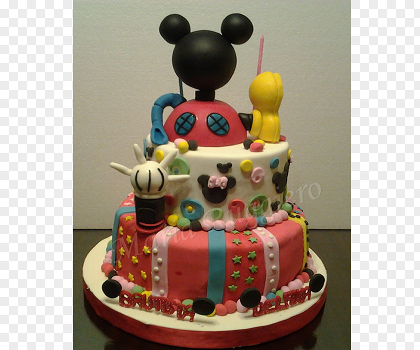 La Casa De Mickey Mouse Birthday Cake Lightning McQueen Cars Torte PNG