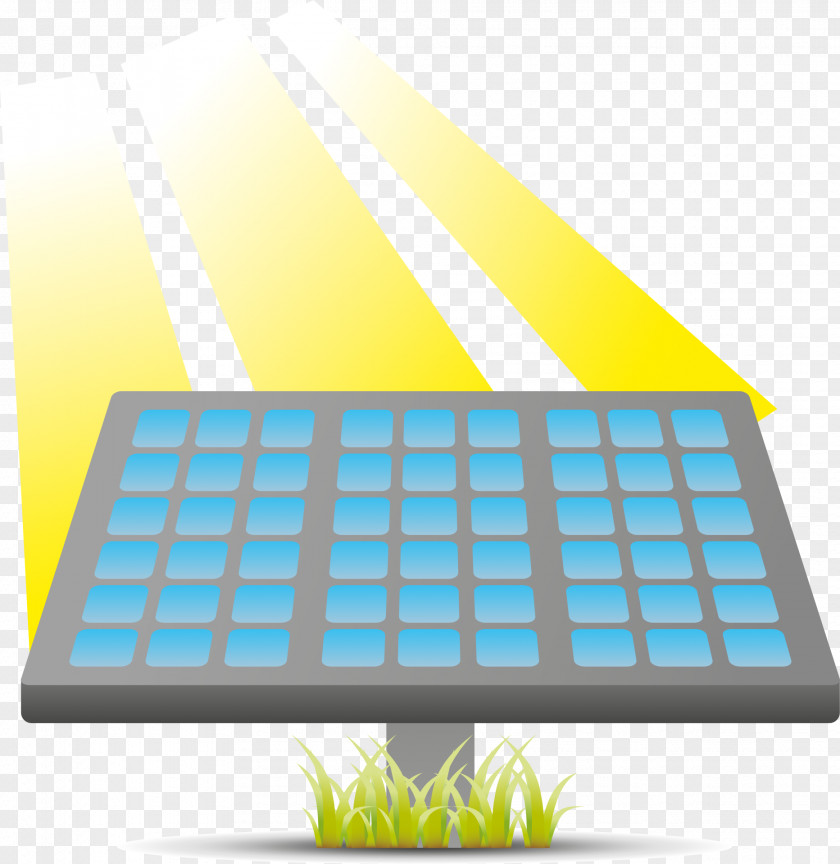 Sun Solar Panels Energy Power Cell Clip Art PNG