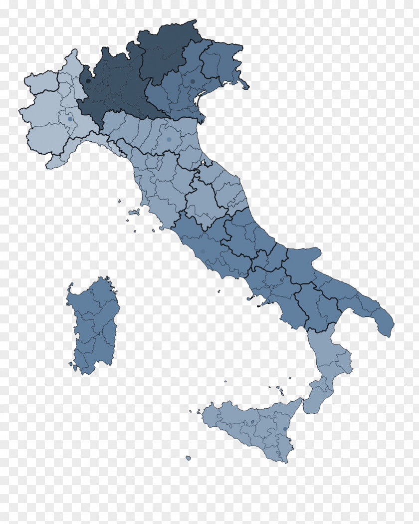 Italy Italian Constitutional Referendum, 1946 Map 2016 PNG
