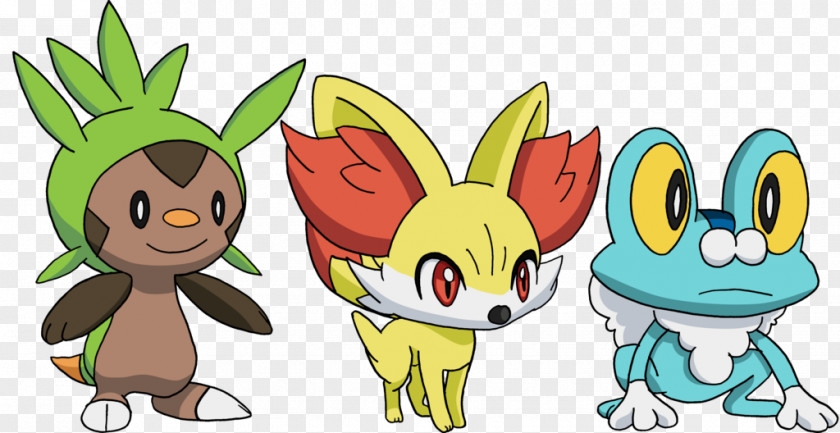 Kalos Alola Froakie Fennekin Chespin PNG