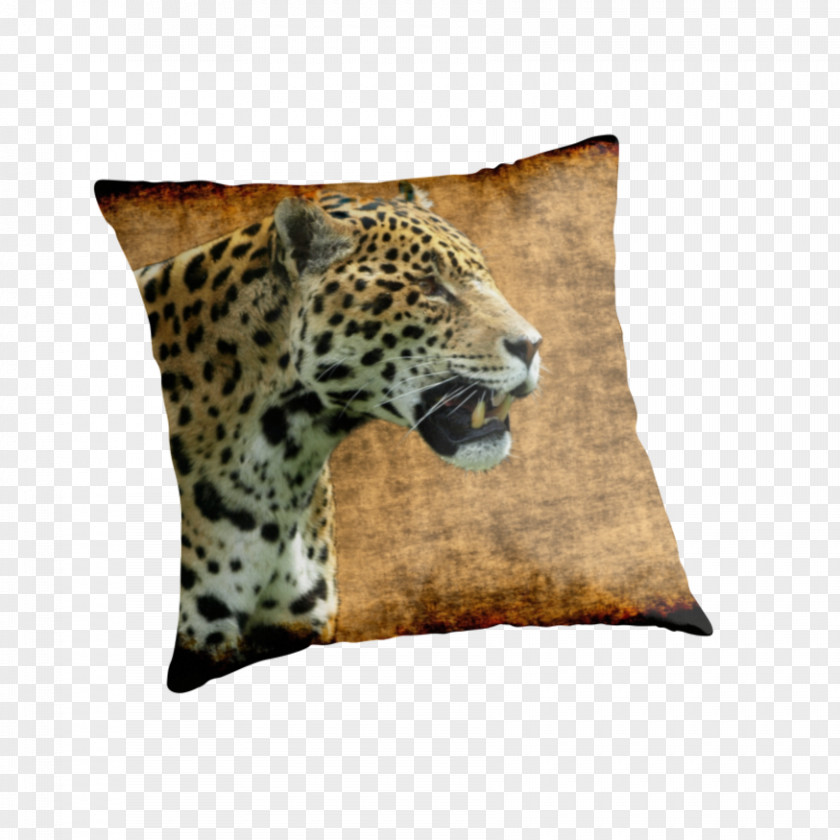 Leopard Jaguar Cheetah Cat Throw Pillows PNG