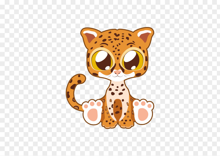 Leopard Tiger Jaguar Vector Graphics Illustration PNG