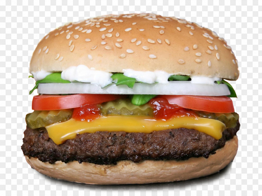 Burger And Sandwich McDonald's Big Mac Hamburger Cheeseburger Pickled Cucumber Food PNG