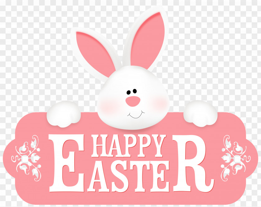 Happy Easter With Bunny Clipart Image Clip Art PNG