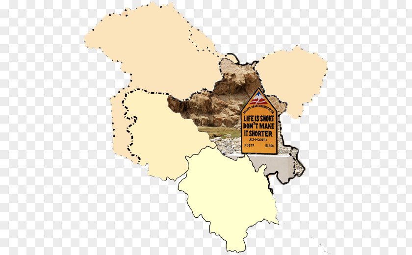 Leh Ladakh Map Tuberculosis PNG