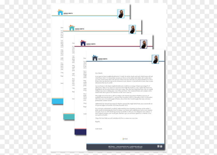 Professional Modern Flyer Real Estate Assistant Agent Template Letter Of Introduction PNG