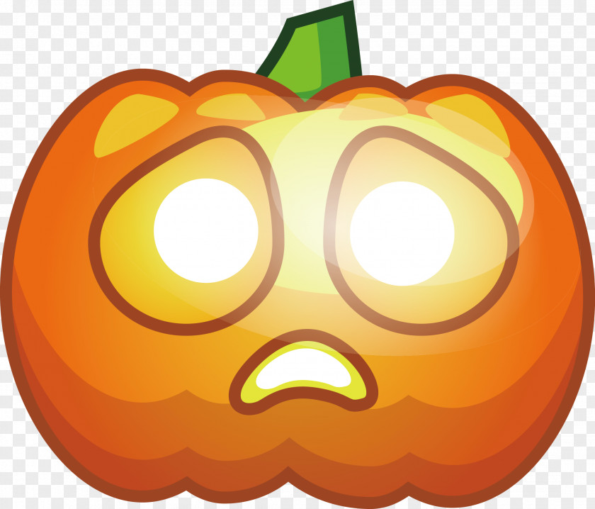 Pumpkin Face Vector Jack-o'-lantern Halloween Calabaza PNG
