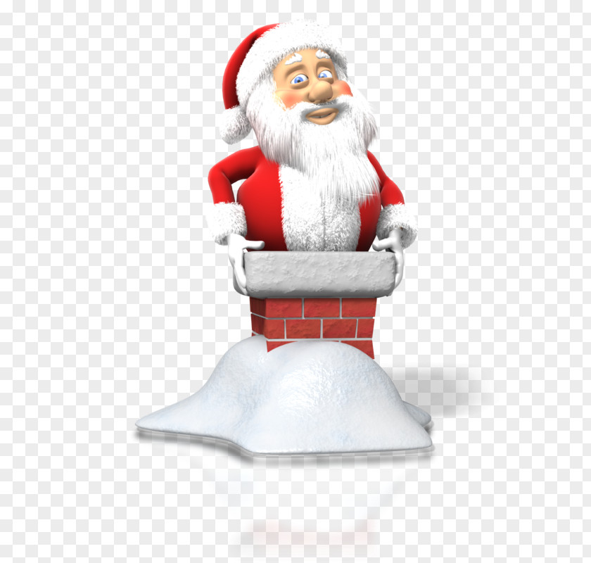 Santa Claus Christmas Ornament Chimney Clip Art PNG