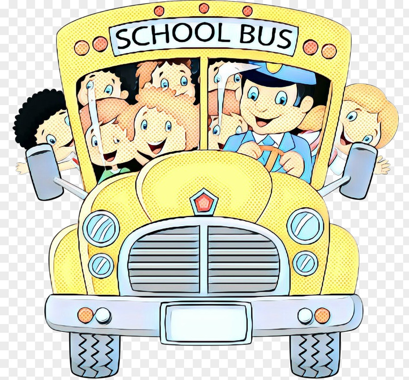 Sharing Car Cartoon School Bus PNG