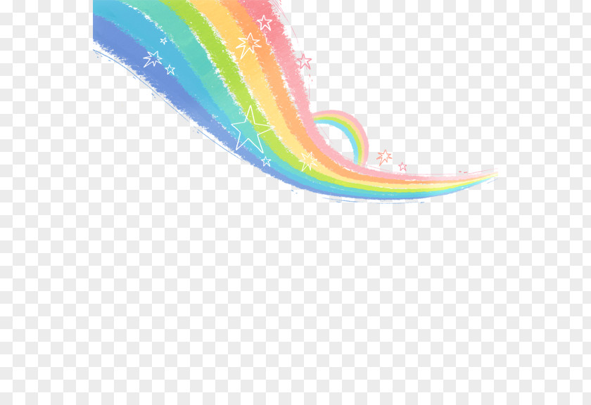 Cartoon Rainbow Pattern PNG